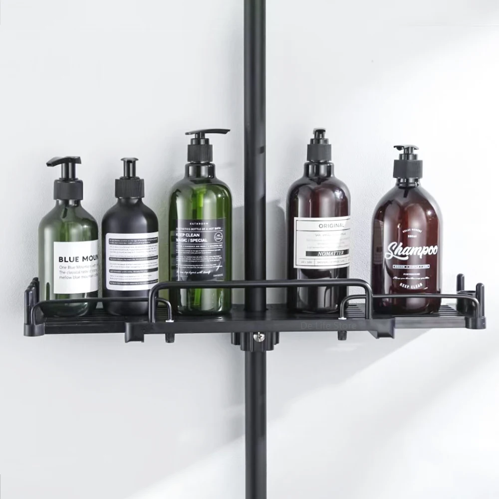 Ausziehbares Duschregal, Badezimmerregal ohne Bohren, Shampoo-Tablett, Duschaufbewahrungshalter, Badezimmer-Zubehör – Detail 15