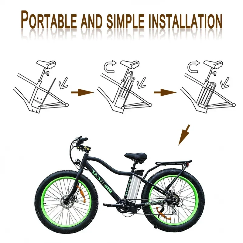 حزمة بطارية ليثيوم أيون 48 فولت 20000 مللي أمبير في الساعة 20 أمبير مناسبة لبطارية السمك الفضية مع حزمة بطارية قفل مضادة للسرقة