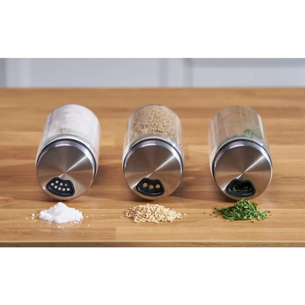 Obrázek 4: 일상쏙 3구 유리 양념통 세트 밀폐 조미료통 양념병 소금통, 300ml