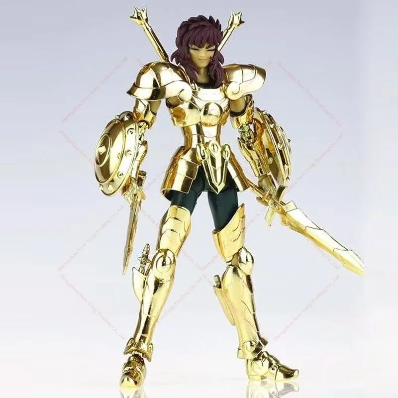 JM.MST Model Myth Cloth EX Libra Dohko EXM Metal Body with Shiryu Head Metal Weapon Gold 24K Action Figure In Stock