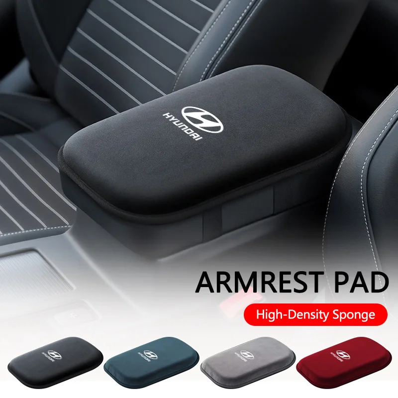 Comfortable Heightening Car Armrest Box Pad Universal Soft Thickened Cushion For Hyundai i30 tucson accent hyundai i20 ix35