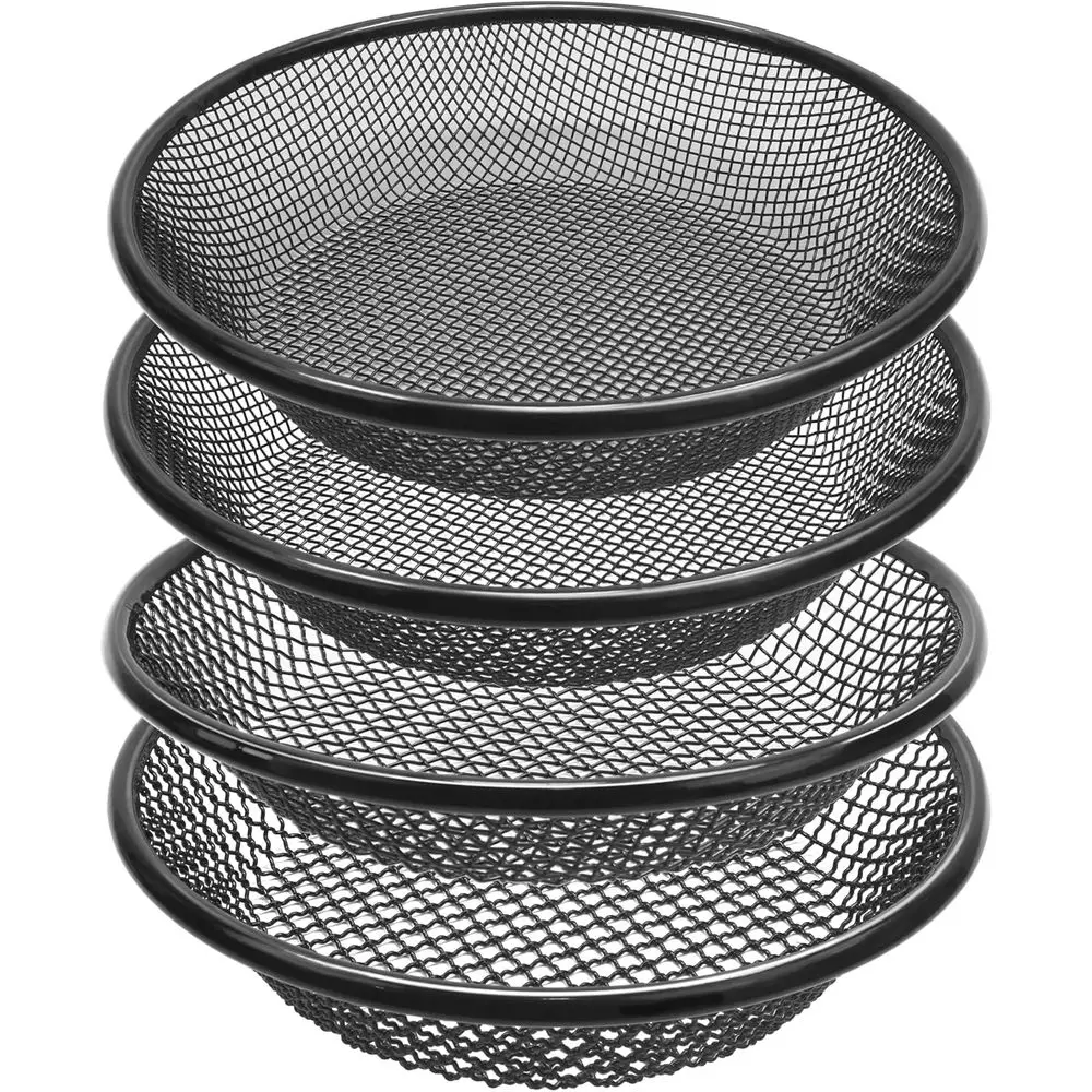 

4Pcs 11.8" W Soil Siter or Gardening, 2,4,6,8mm Grid Rock Siter or 5 Gallon Bucket, StainlSteel ine Dirt Siter, Compost Siter or