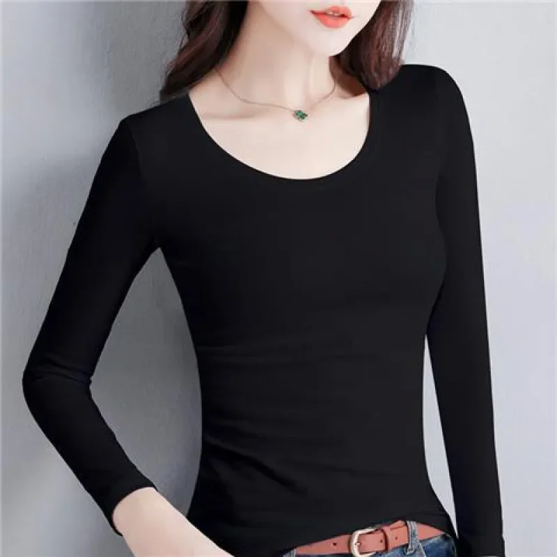 MRMT 2025 Marke Neue frauen T-shirt Langarm Frauen T shirt Frau T-shirts Für Weibliche Dünne Bodenbildung T-shirt Tops tees