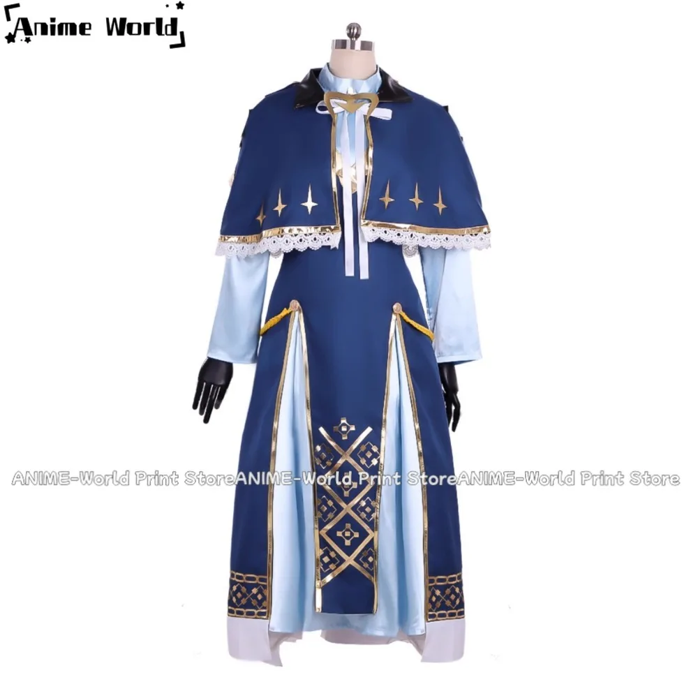 

《Custom Size》Fire Emblem Three Houses Marianne Cosplay Costume Dress Women Fancy Suit Custom Made Full Set Halloween Costume