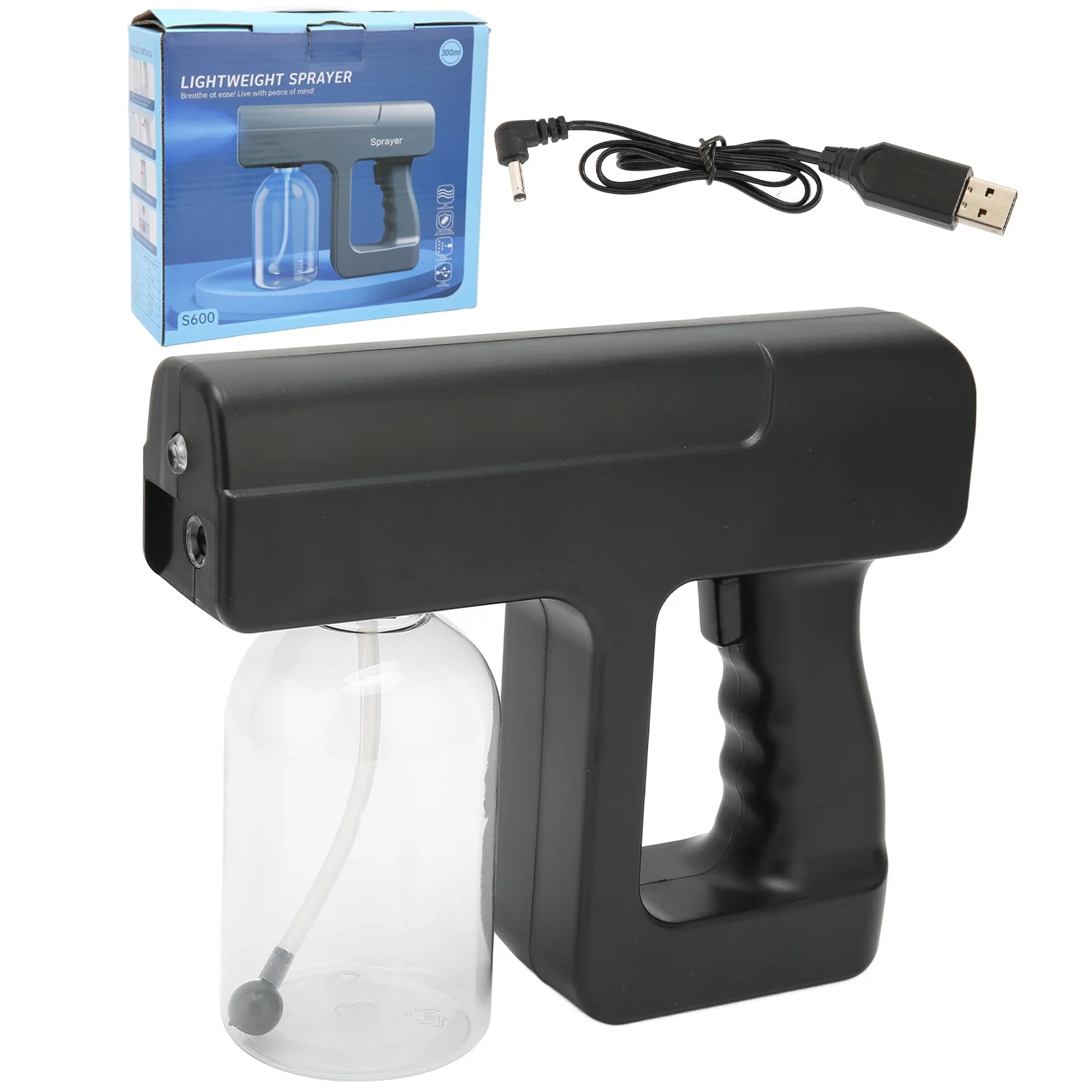 Sanitizer Spray Machine Wireless Handheld Uniform Spraying Humidifiers 300ml Capacity Fogger Equipment