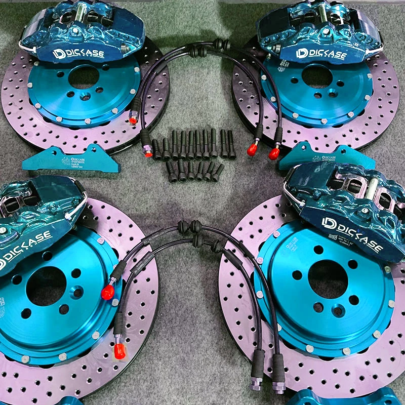 

Dicase Customized Color Big Caliper Brake Kit Slotted and Drilled 380mm Disc Auto Part for Honda Civic EK4