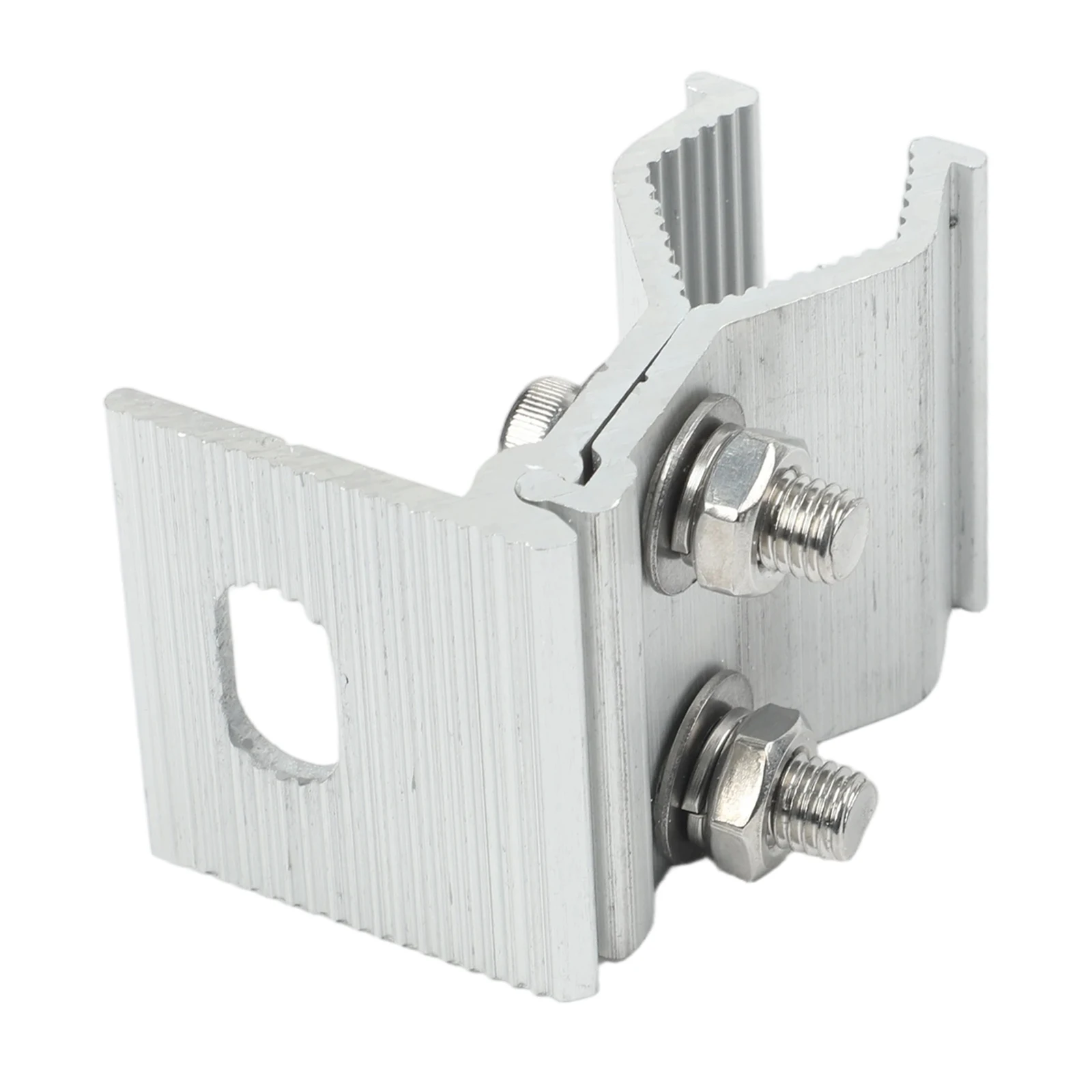 

Монтажный кронштейн Солнечная панель Нержавеющая сталь 4 шт. Монтажный кронштейн с анодированием Щепка для крыши Прозрачная отделка мельницы