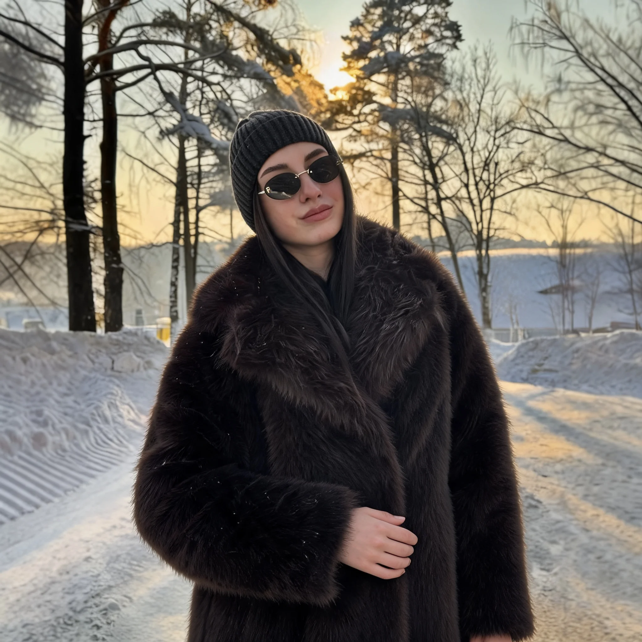 Pocket No Hood Loose Fit Streetwear Coat with Midi Length Edgy Street Notched Lapel Autumn Regular Sleeve Long Sleeve Women Coat