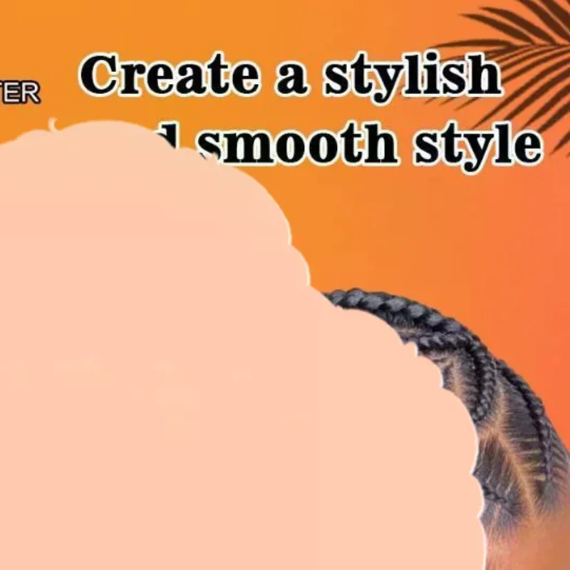 1Pc Carbomer Long Lasting Strong Hold Pomade Styling Braiding Gel Wax Anti Frizz Hair Finishing Shaping Edge Control