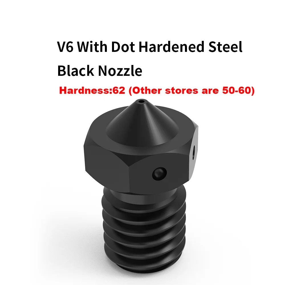 

Toaiot V6 with Dot Hardened Steel Volcano Nozzle High Temperature 3D Printer PEI PEEK Carbon Fiber Filament For Titan Hotend