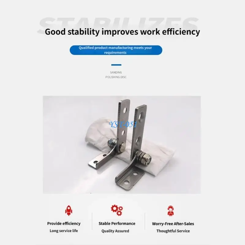 E15A Adjustable Arbitrary Hinges Stop Stainless Steel Damping Hinges Nothings Frame Hinges Damping Shafts Positioning Hinges