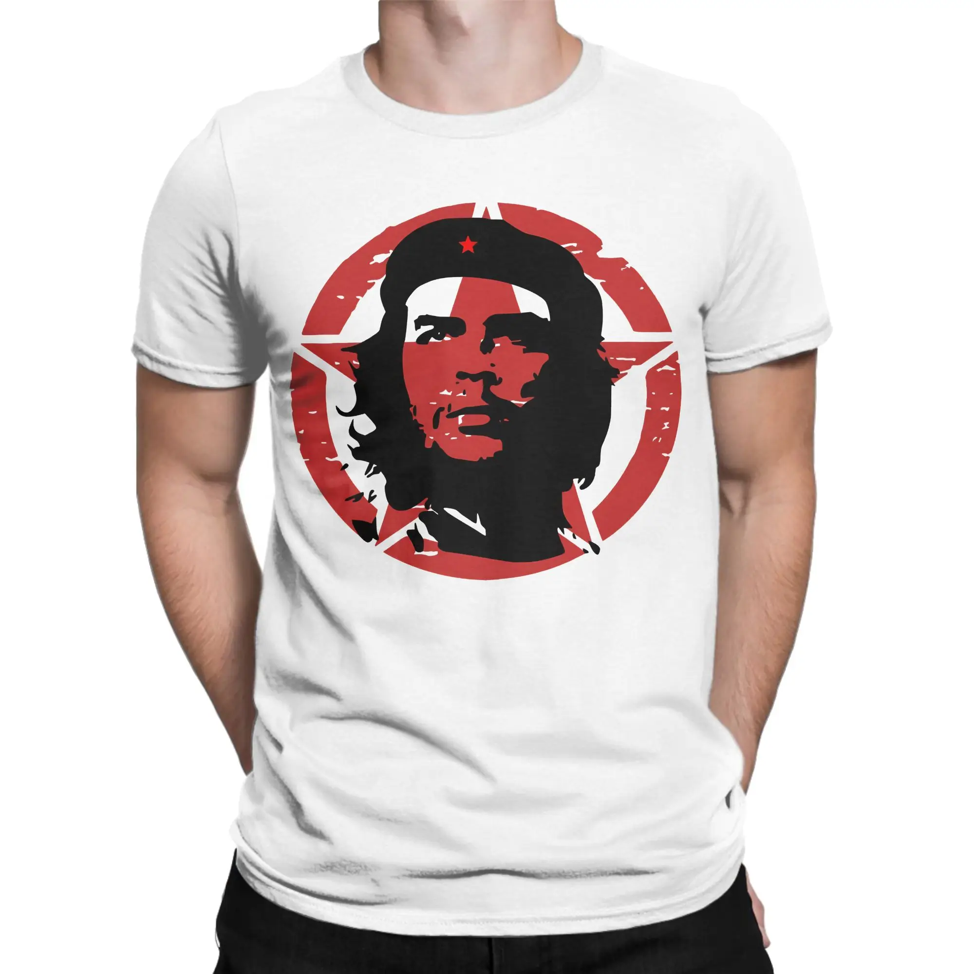 CHE GUEVARA  Cotton T Shirt For Man Beach  Y2K Basic T-Shirts Hip Hop Tees Plus Size Custom Logo Clothing