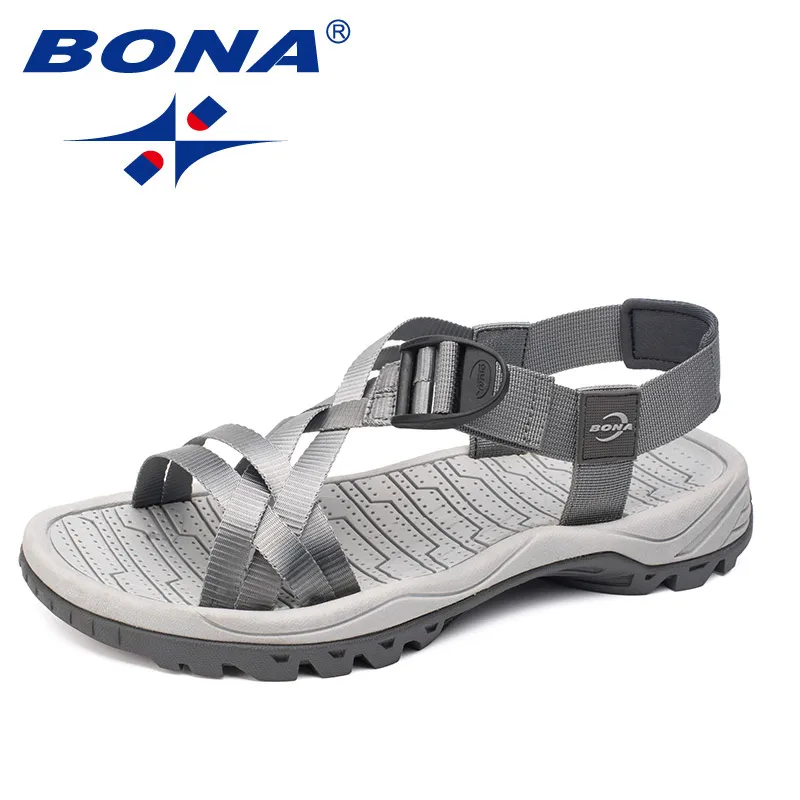 BONA New Classics Style Men Sandals Outdoor Walking Summer Shoes comoda fascia superiore pantofole da uomo Soft Light spedizione gratuita