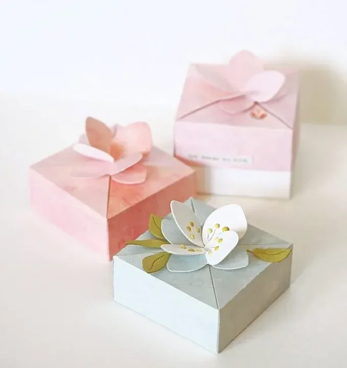 

PP Craft metal cutting dies cut die mold 3D Flower box decoration Scrapbook paper craft knife mold blade punch stencils dies