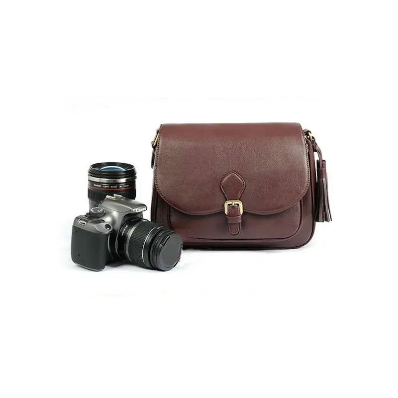 

NEW FASHION PU LEATHER CAMERA BAG CAMERA CASE COVER BAG FOR DSLR SLR NIKON CANON SONY PENTAX LEICA FUJI YY2612