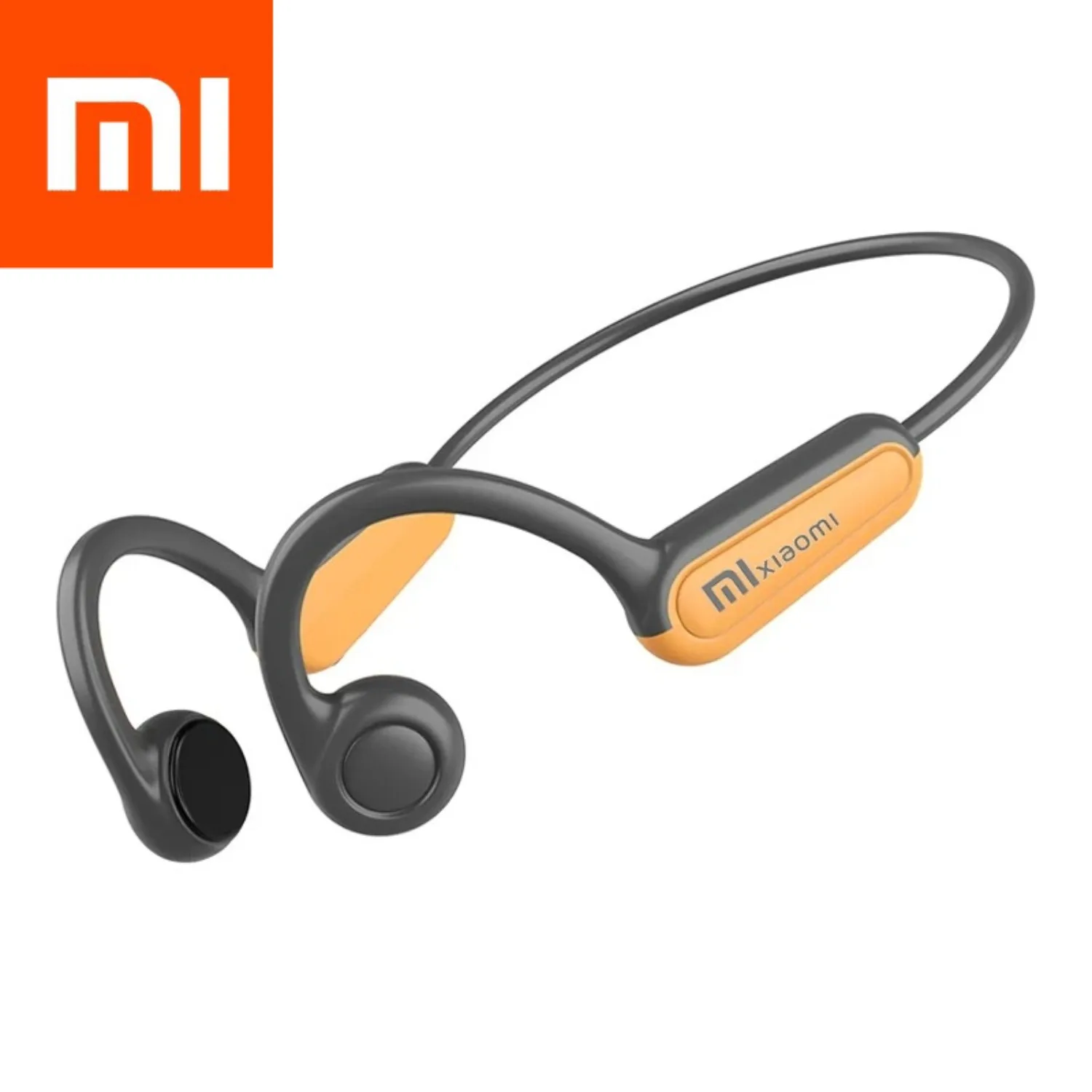 Earphone Konduksi Tulang Xiaomi Bluetooth 5.3 Headphone Nirkabel Olahraga Headset Tahan Air dengan Pengait Telinga untuk Berlari dan Mengemudi