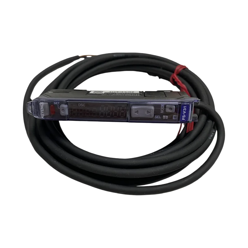 KEYENCE FS-V31 FS-V32P FS-V34 Fiber Optic Sensor Amplifier Cable Type Host NPN Used for Terminal Deformation Detection in Stock
