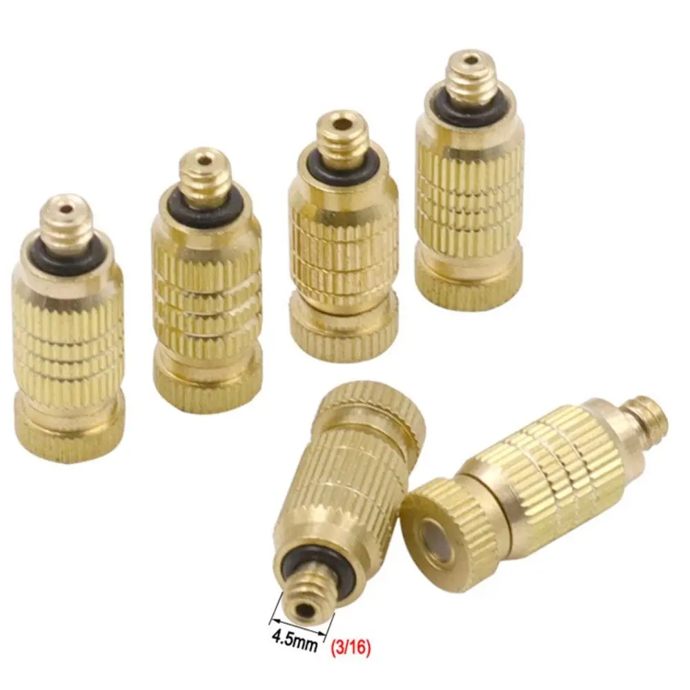 High Pressure Atomizer Nozzle Anti-Drip Greenhouse Irrigation Fogging Spray Head Air Humidification Landscaping