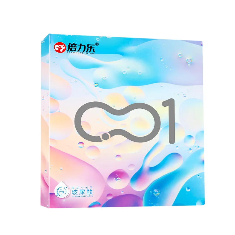 0.01 Ultra Thin Condoms Thick Polyurethane Natural Rubber Penis Sleeve  Delay Ejaculation Non-latex Surface Smooth for Adults