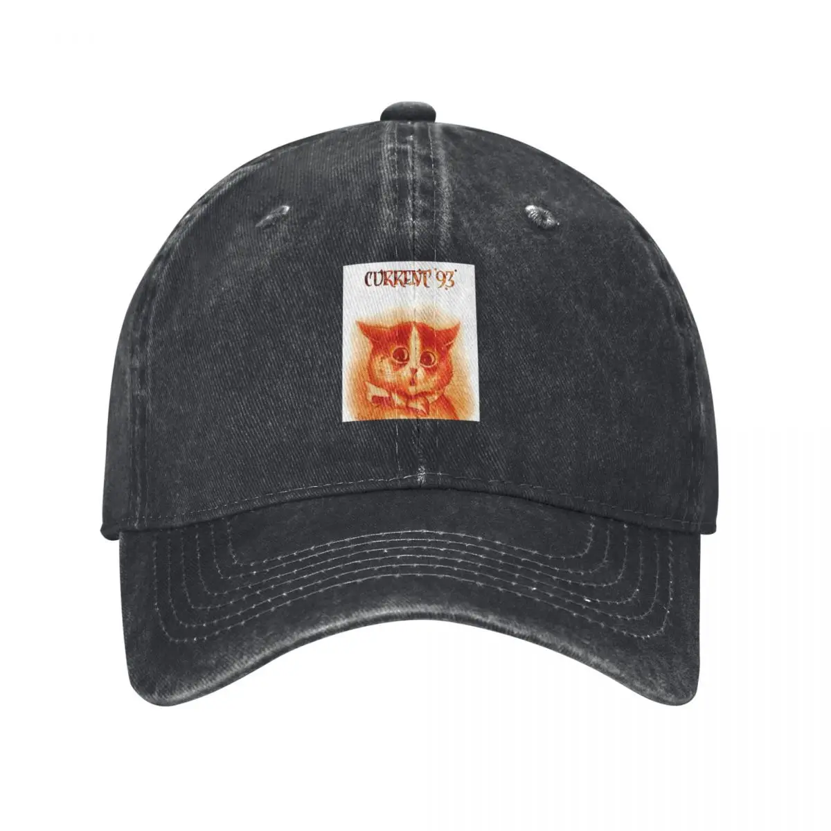 

Current 93 Thunder Perfect Mind Louis Wain Cat Psychedelic Neofolk Premium T-Shirt Baseball Cap golf hat genuine Girl Men's