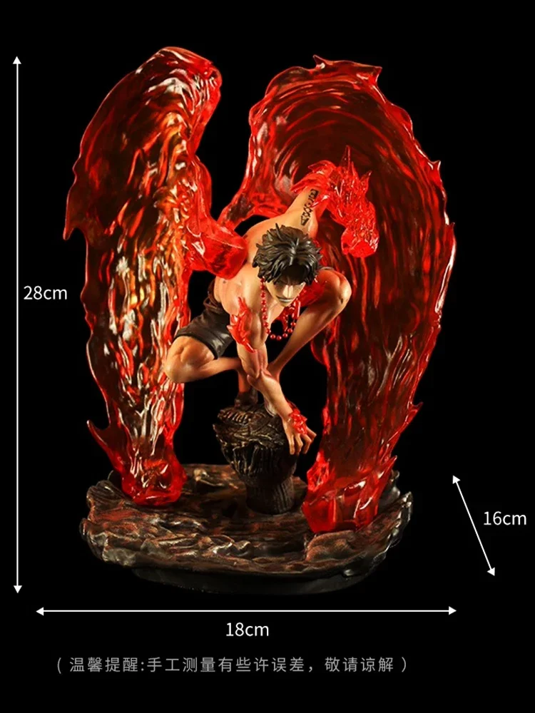 One Piece Hand Luffy White Beard Fire Fist Bath Blood Regeneration Ace Gk Model Decoration Animation Peripheral Birthday Gift