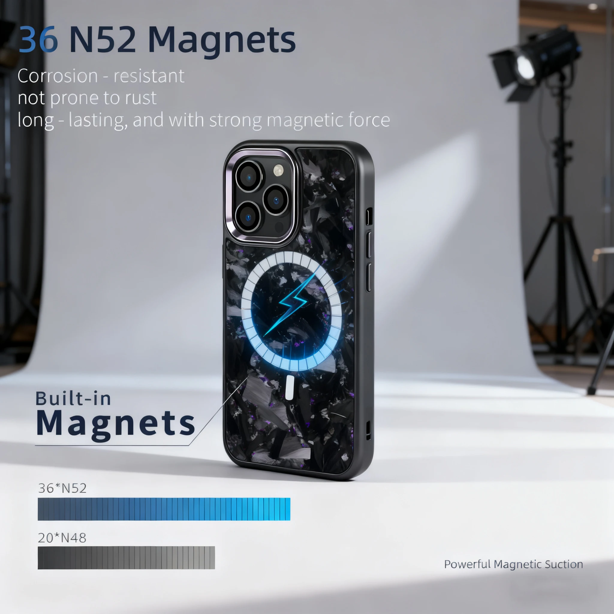 

Premium Carbon Fiber Case for Samsung S24 S25 Shockproof Scratch Resistant Lens Protection