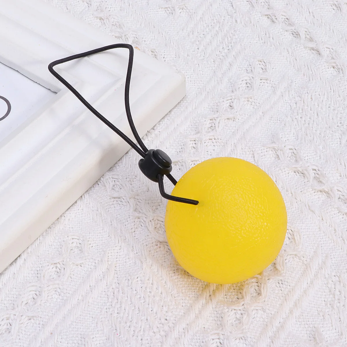 

Grip Strengthen Balls Yellow High Elasticity String Comfortable Silicon Hand Finger Wrist Exercise Stress Relief Fitness