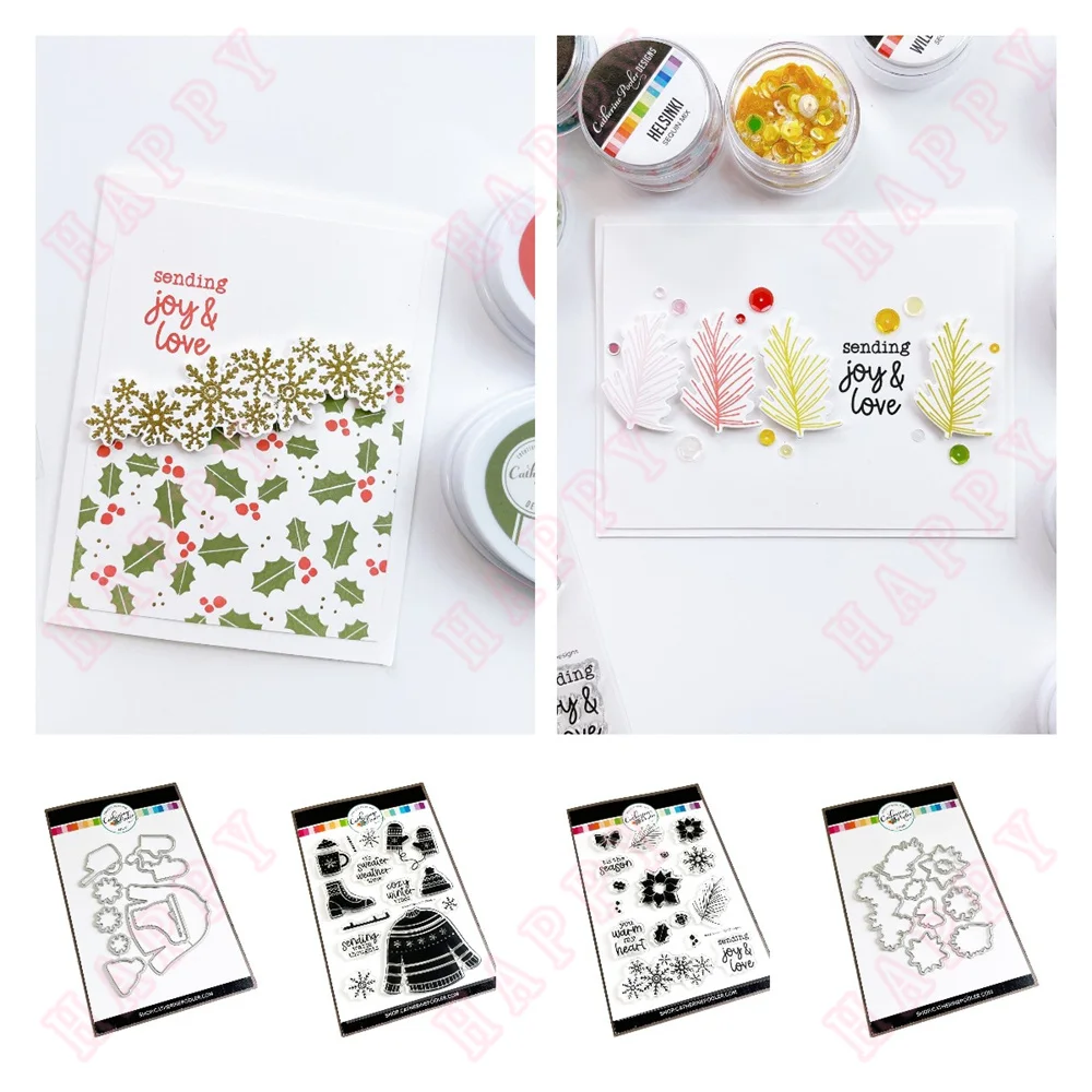 

Joy & Love Cutting Dies Stamps Scrapbook Diary Decoration Paper Craft Embossing Template DIY Greeting Card Handmade Glove Mold