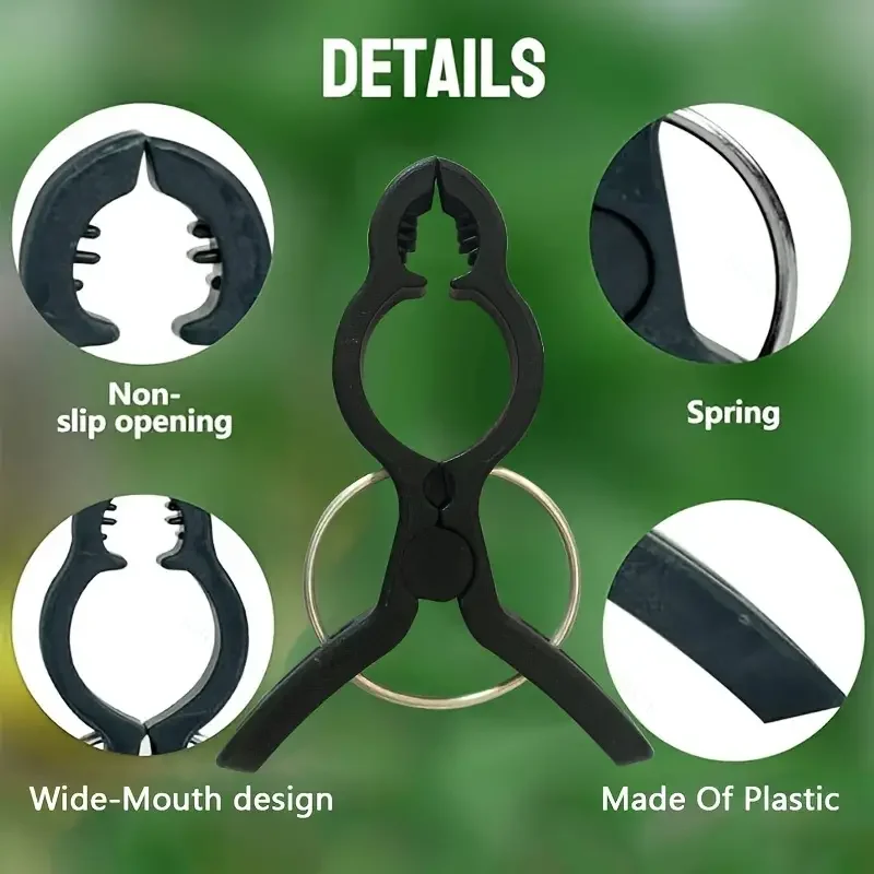 مشابك بلاستيكية لدعم النباتات لنباتات التسلق ، روابط بستنة الفروع ، مشابك تثبيت ، 10 ، 30 ، 50 #4