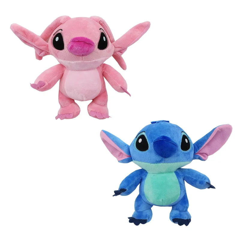 25cm Disney Plush Toy Stitch Original Anime Figures Disney Lilo & Stitch Cute Stuffed Toys Movie Peripherals Soft Ornaments Gift