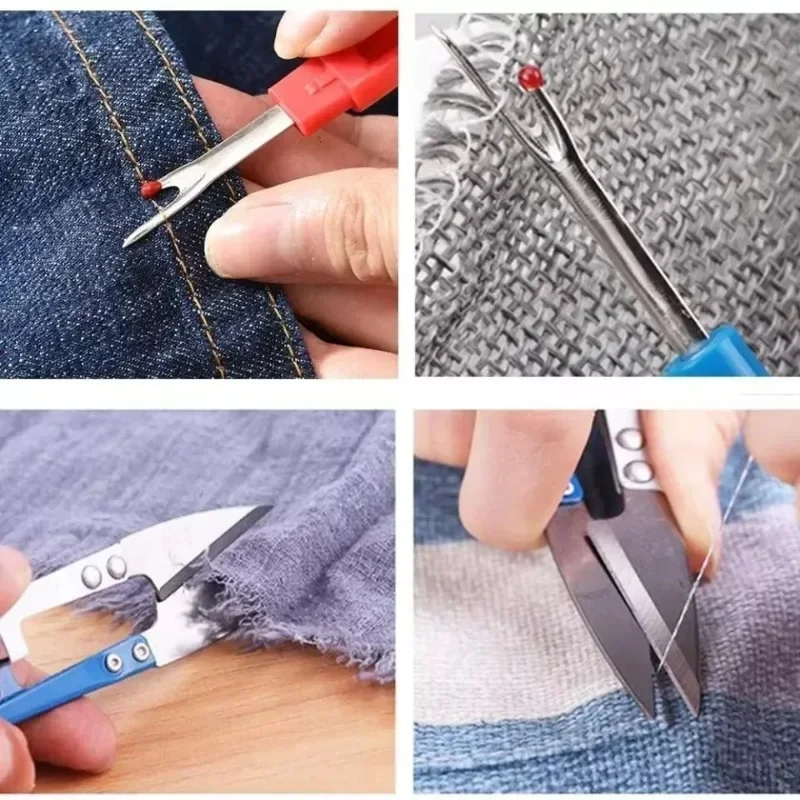 12pcs(2Set) Thread Cutter Seam Ripper Stitch Needle Arts DIY Sewing Tools Sewing Stitch Thread Unpicker Button Cutter