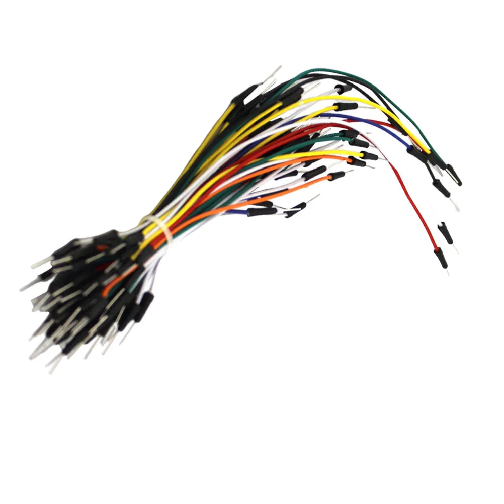 

65pcs Breadboard Test Line Jumper Wires Connection Circuit Electronic DIY Light Weight Compact Size Long Lasting Use