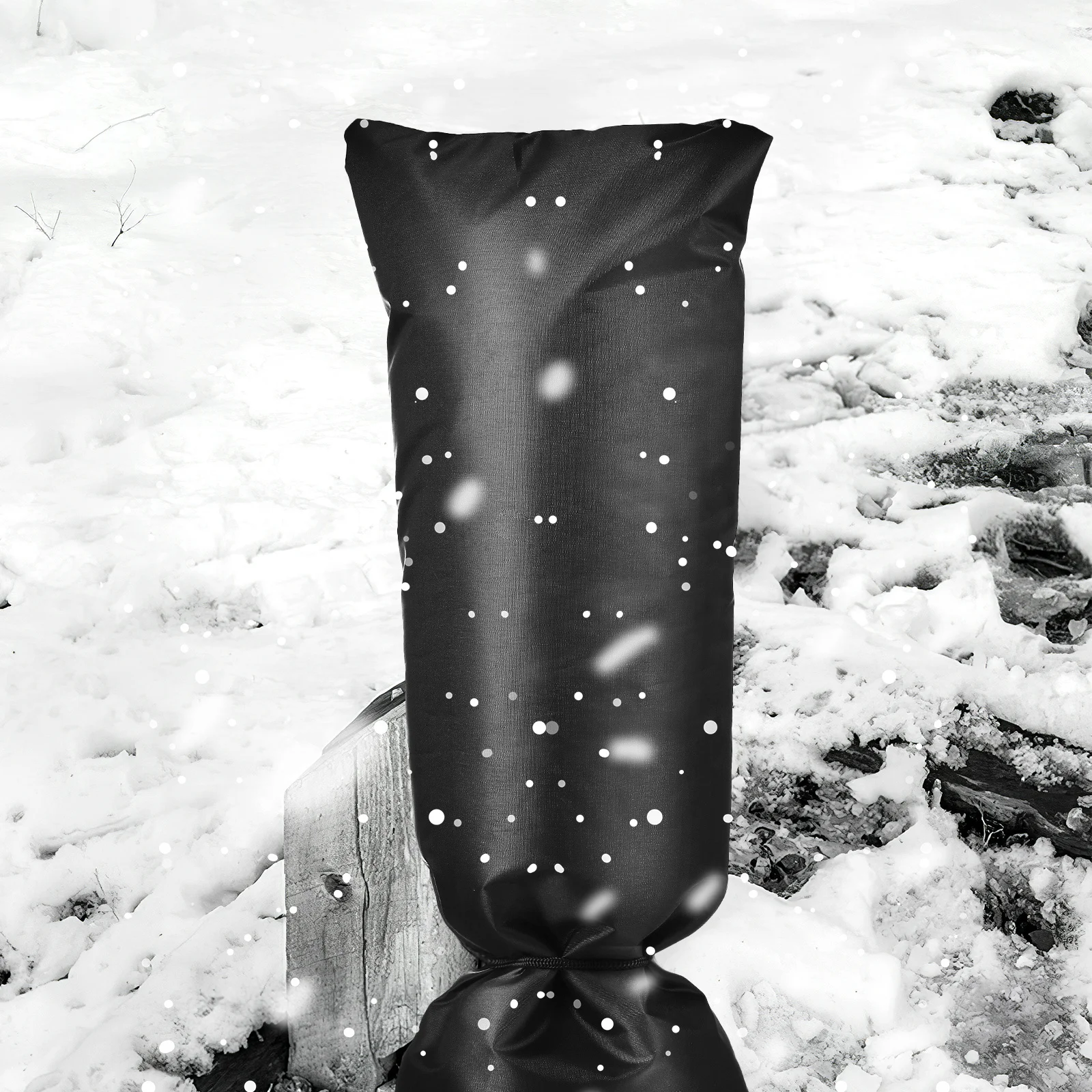 

2Pcs Large Outdoor Faucet Covers Thick Water Tap Frost Protectors Thermal Jackets for Winter Use Outside Tap Covers