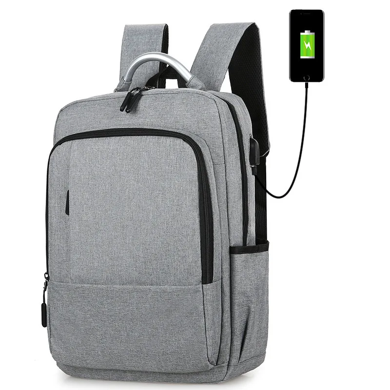 New Design Large Capacity Business Mens USB Charging Backpacks Multifunctional Waterproof Bag Leisure Backpack For Laptop 15'6