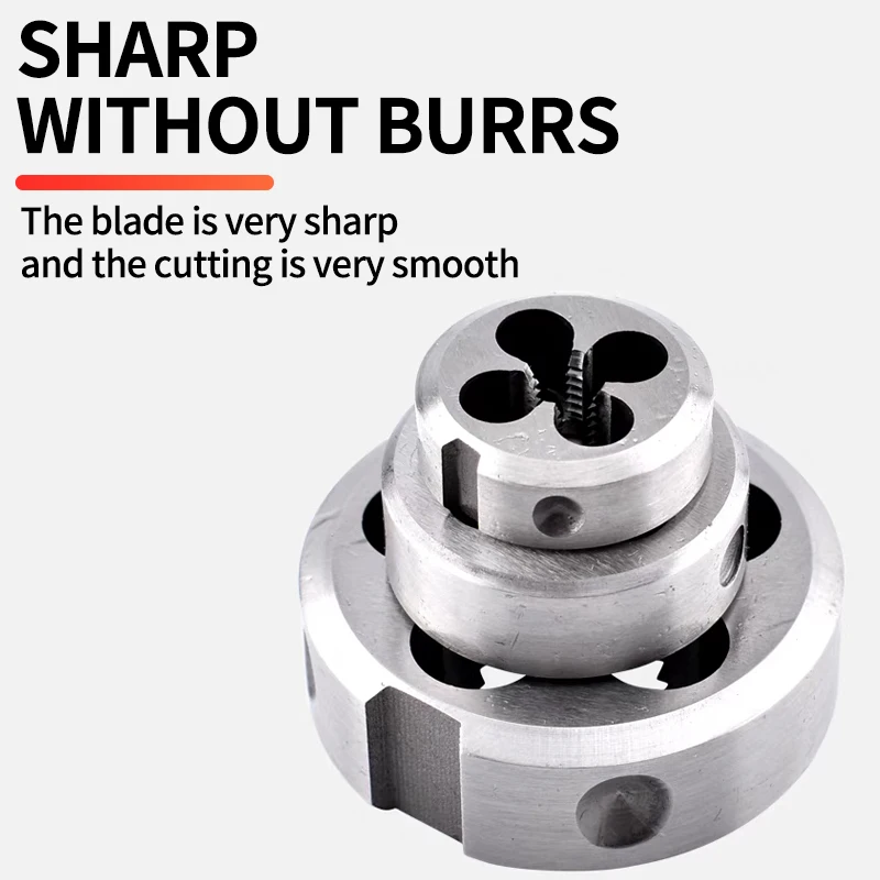 BOSS TAPS HSSE Metric Fixed Round Die M0.8 M0.9 M2 M3 M4 M5 M6 M8 M10 M12 UNC UNF 1/4 5/16 3/8 1/2 Thread Screw Threading Die