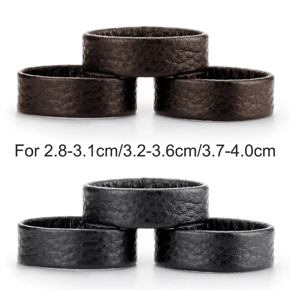 Universele Koe Lederen Heren Riem Ring Diy Delicate Taille Riem Cirkel Riem Staart Vaste Ring Riem Accessoires