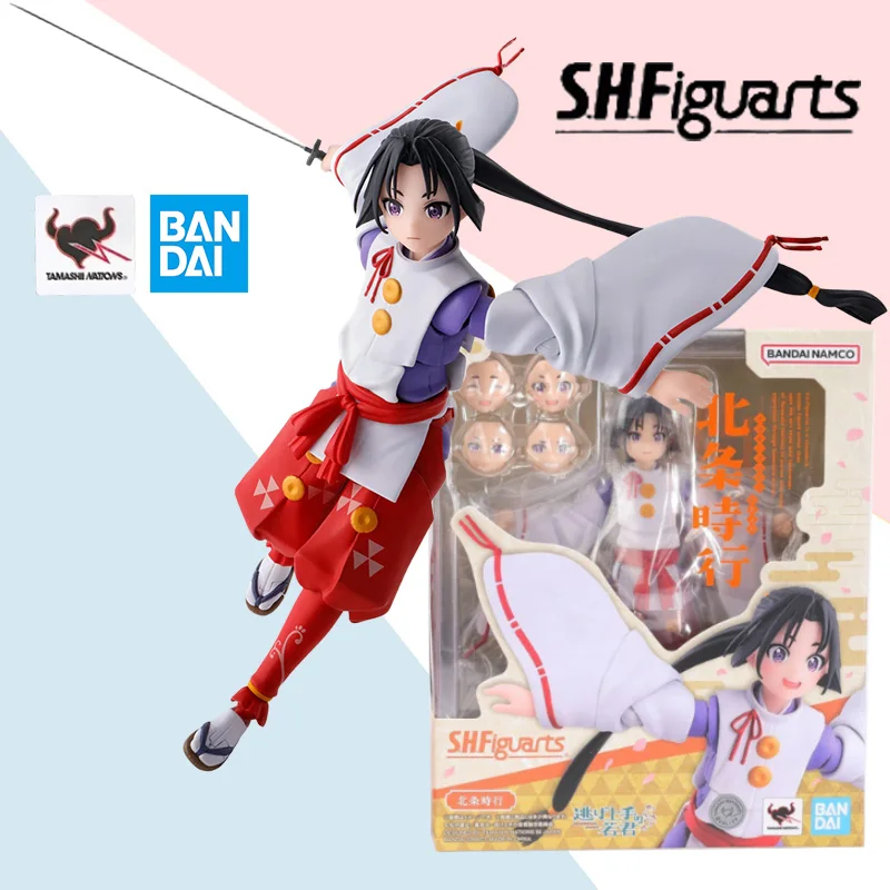 Oryginalna figurka SHFiguarts SHF Hojo Tokiyuki His Highness the Escape Master Anime Bandai, kolekcjonerski model, prezent