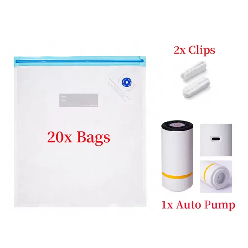 Classic-Safekeep 3D Printer Filament Storage Bag PLA ABS PETG Vacuum Bag Dryer Humidity Resistant Sealing Bags