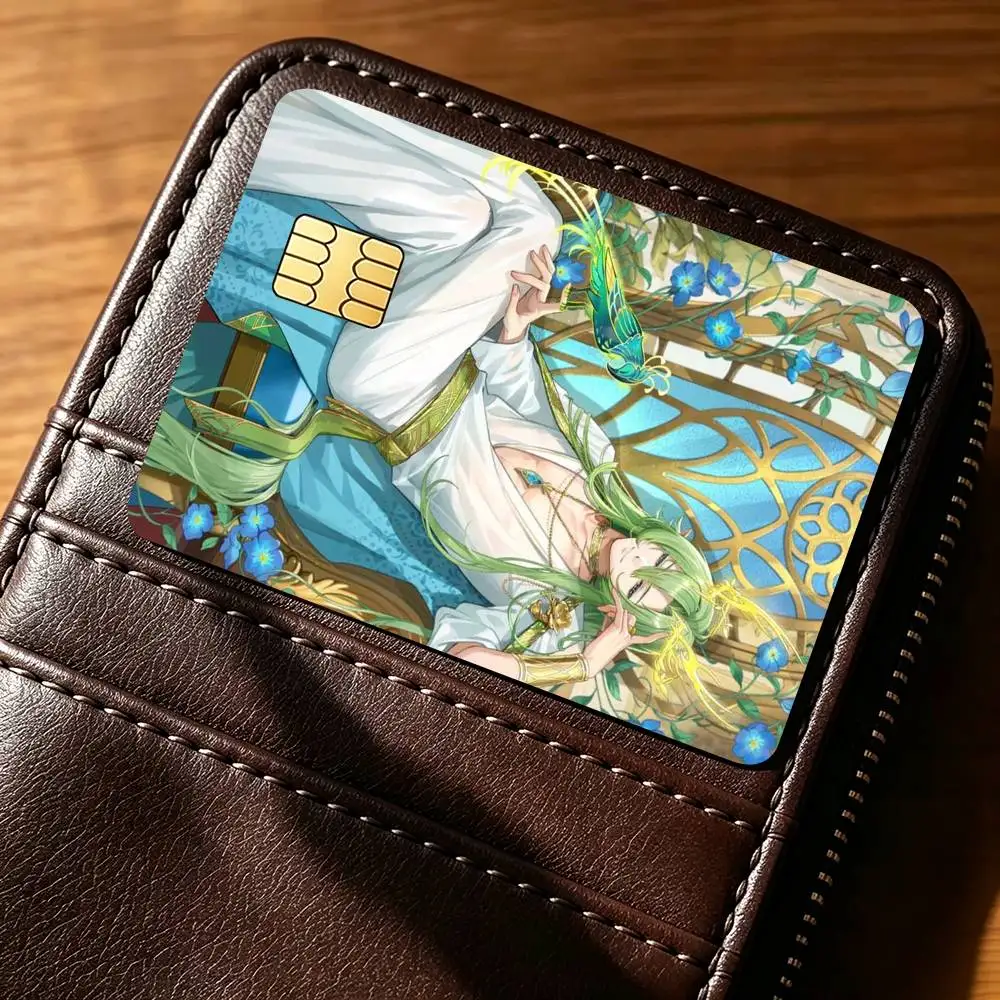 B-BL O-Olivine NU Carnival Credit Card HD Stickers Game Card Decal Small Chip Waterproof Sticker Gift