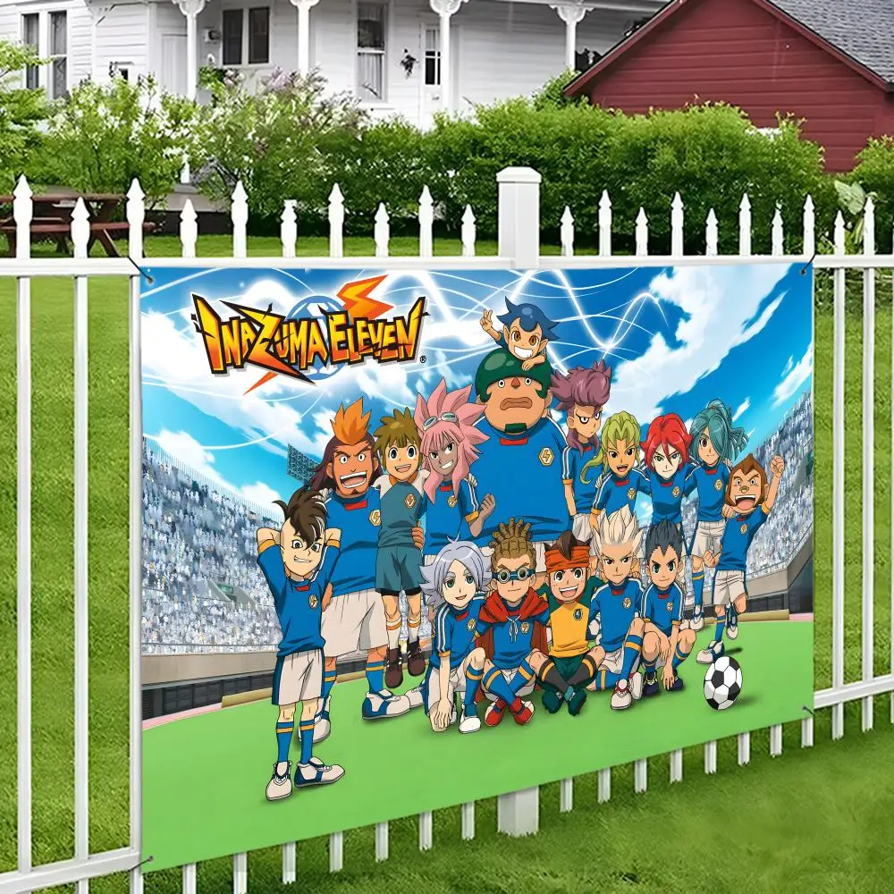 Axel Blaze Firestorm Inazuma Eleven Anime Flags Wall Hanging Tapestry Outdoor Decorative flag Background Blanket