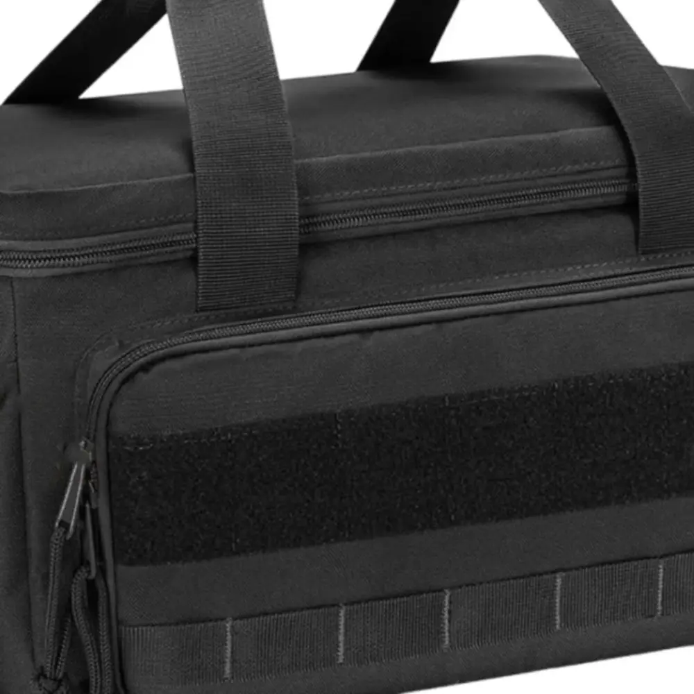 Comfortable Handle Tool Storage Bag Black Color Easy Carrying Tool Case Thick Padded Base Multifunctional Work Bag For Craftsmen