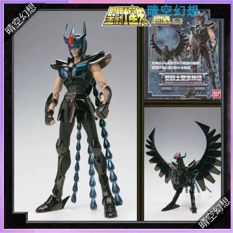 Original BANDAI Saint Seiya Saint Cloth The Secular Bird Dark Black Phoenix Ikki In Stock Anime Collection Figures Model Toys