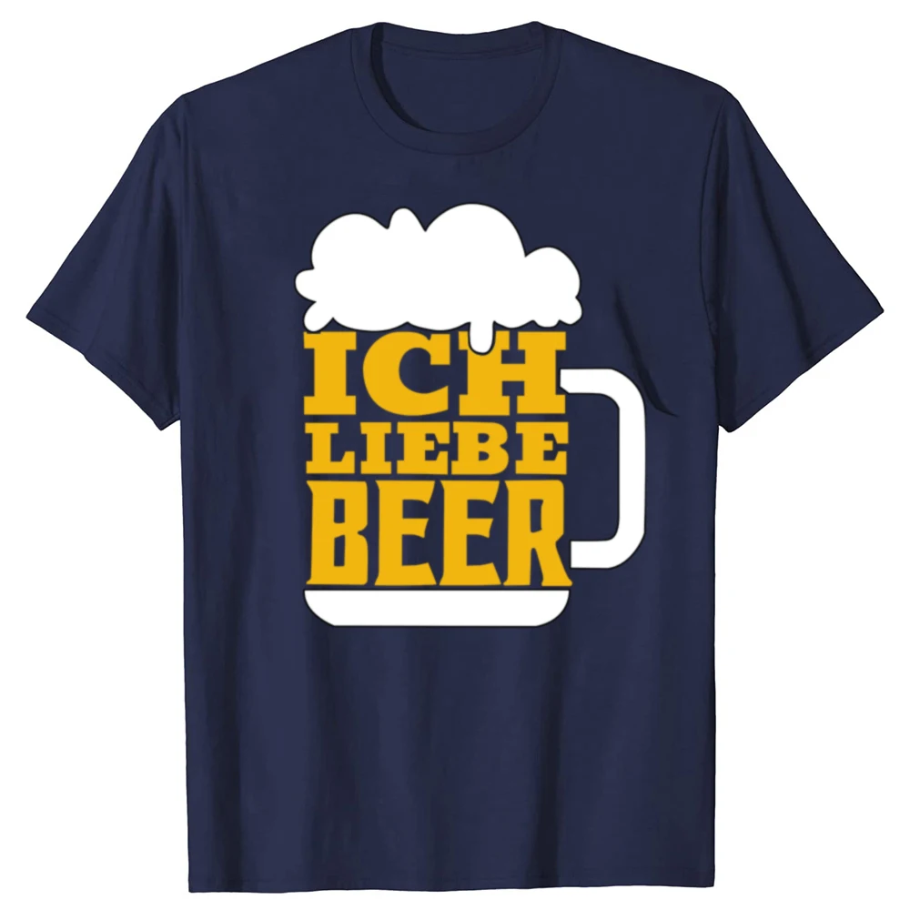 Oktoberfest Ich Liebe Bier Grafik-T-Shirts Herrenbekleidung Lustiges Deutsches Bayerisches Festival Getränke-T-Shirt Damen-Oberteil Weiches Lässiges Oberteil – Detail 3