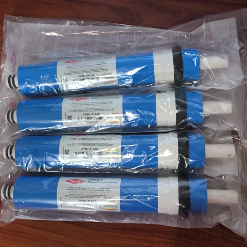 

4 pcs Dow Filmtec 50 Gpd reverse osmosis membrane TW30-1812-50 kitchen RO water filter