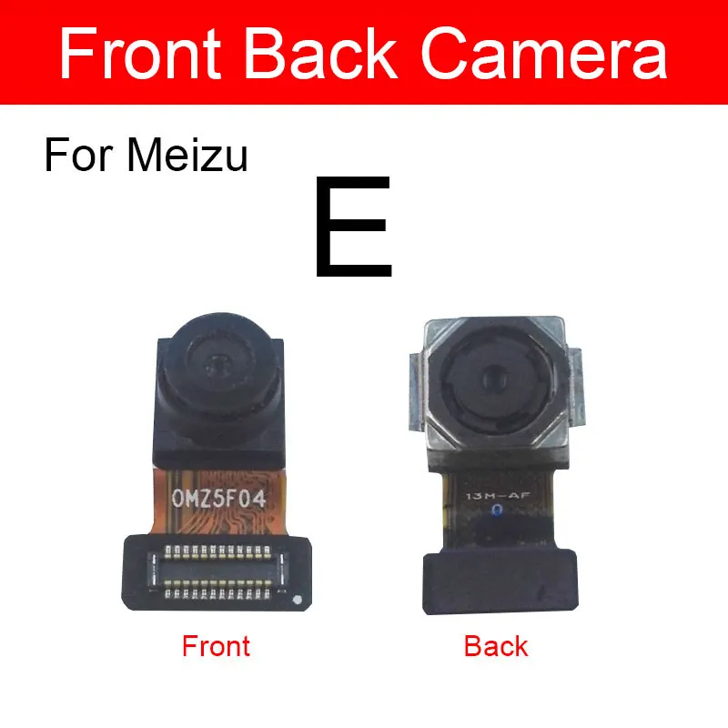 Front & Rear Main Camera For Meizu meilan E E2 E3 Facing Small Front Back Main Big Camera Flex Ribbon Cable Replacement Repair