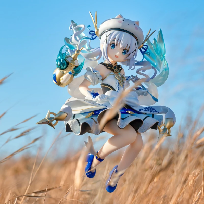 

Is the order a rabbit Kafuu Chino Shining Fantasia 22cm PVC Action Figure Anime Figure Model Toys Figure Collection Doll Gift