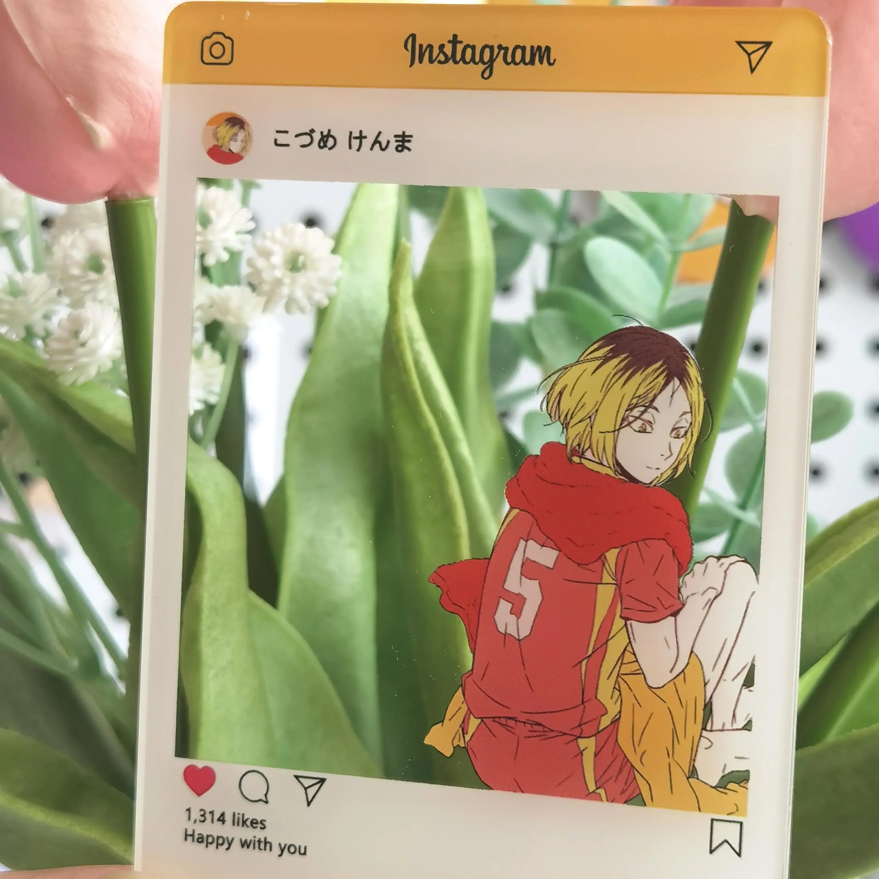 

Anime Haikyuu!! Kozume Kenma Shoyo Hinata Cosplay Acrylic Transcard Group Photo Card Gift Ambitus