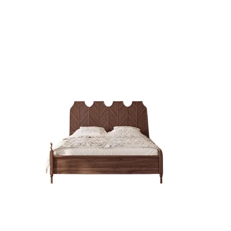 

North American black walnut American all solid wood medium antique solid wood be d cherry wo od