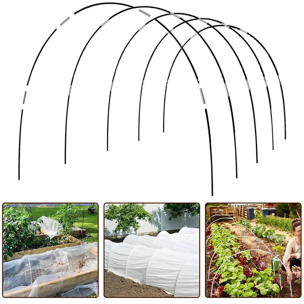 Garden Hoops For Raised Beds High Extensibility Greenhouse Hoops For Row Supporting Plant Row Covers Crops Protection