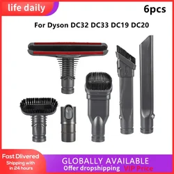 Vacuum Cleaner Crevice Brush Accessories For Dyson DC32 DC33 DC19 DC20 Sweeper Cleaning Spare Parts For Sofa Carpet Cleaning